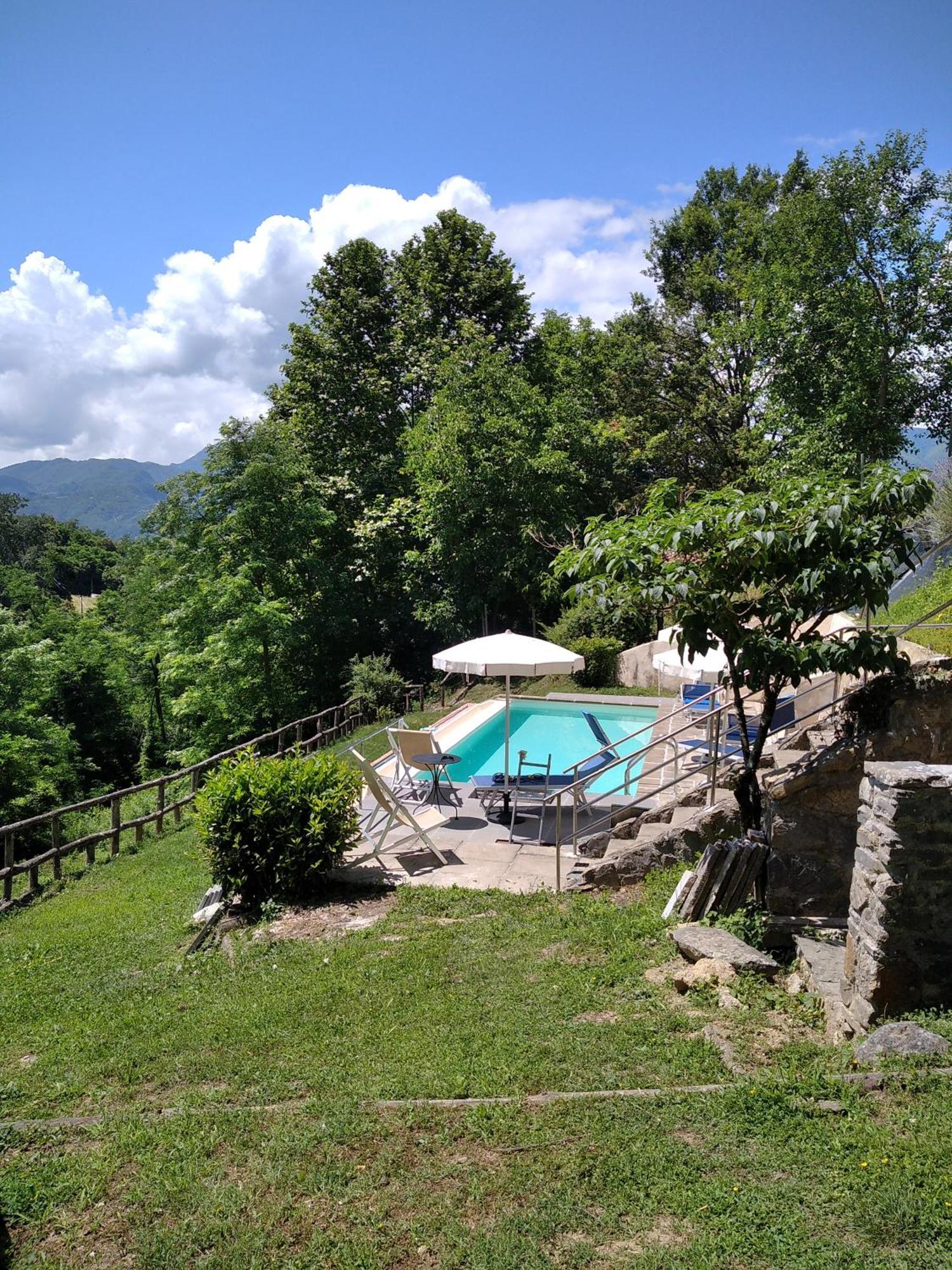 Villa Belvedere Pieve Fosciana Exteriör bild
