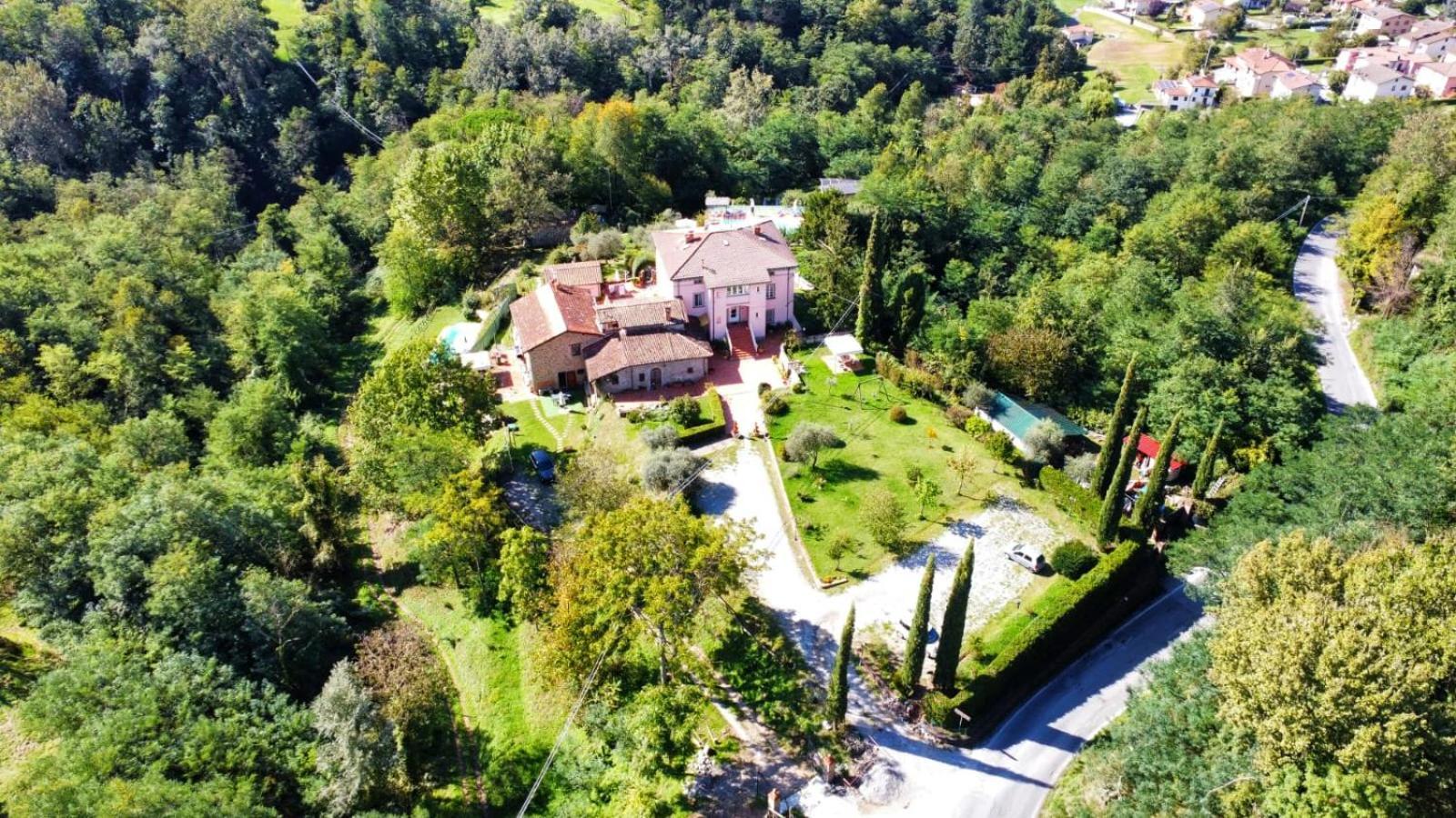 Villa Belvedere Pieve Fosciana Exteriör bild